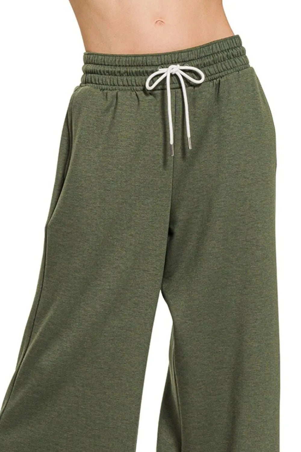 Zenana Scuba Drawstring Pants - Bela Fils BoutiqueBela Fils Boutique